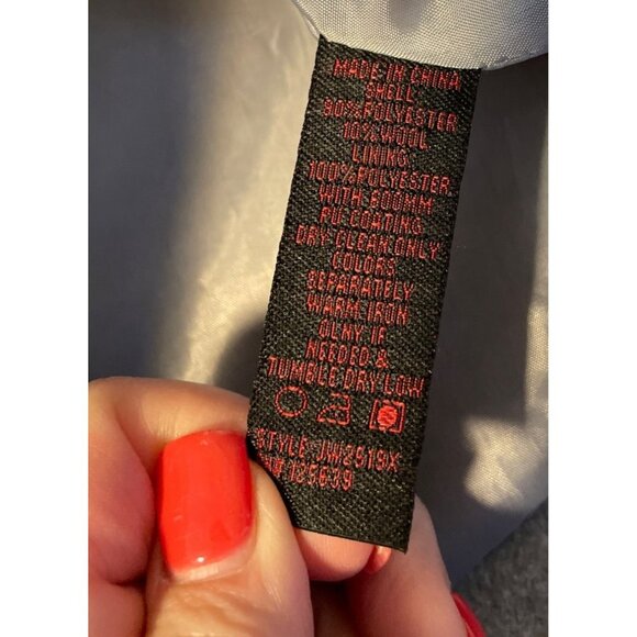 Yoki Gray Thick Buttoned Flare Hem Coat Sz 1XL - Picture 7 of 9